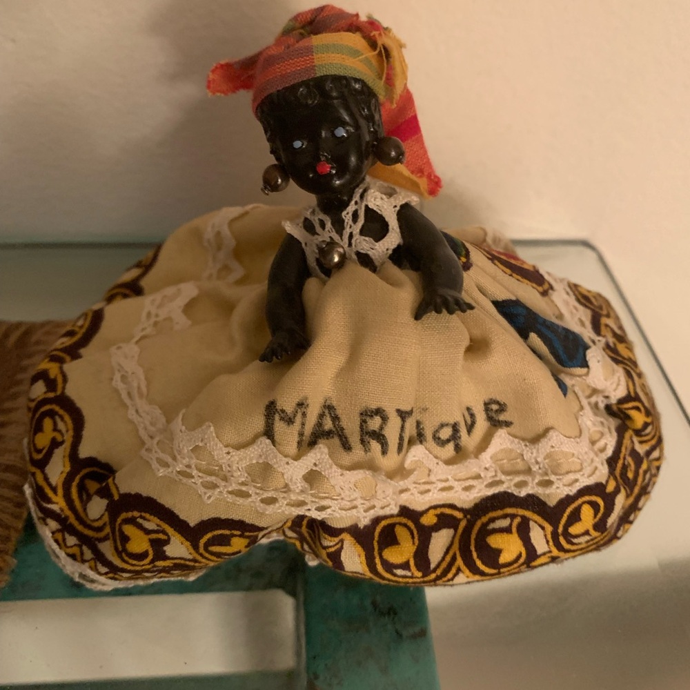 Vintage Martinique Caribbean island souvenir,  doll